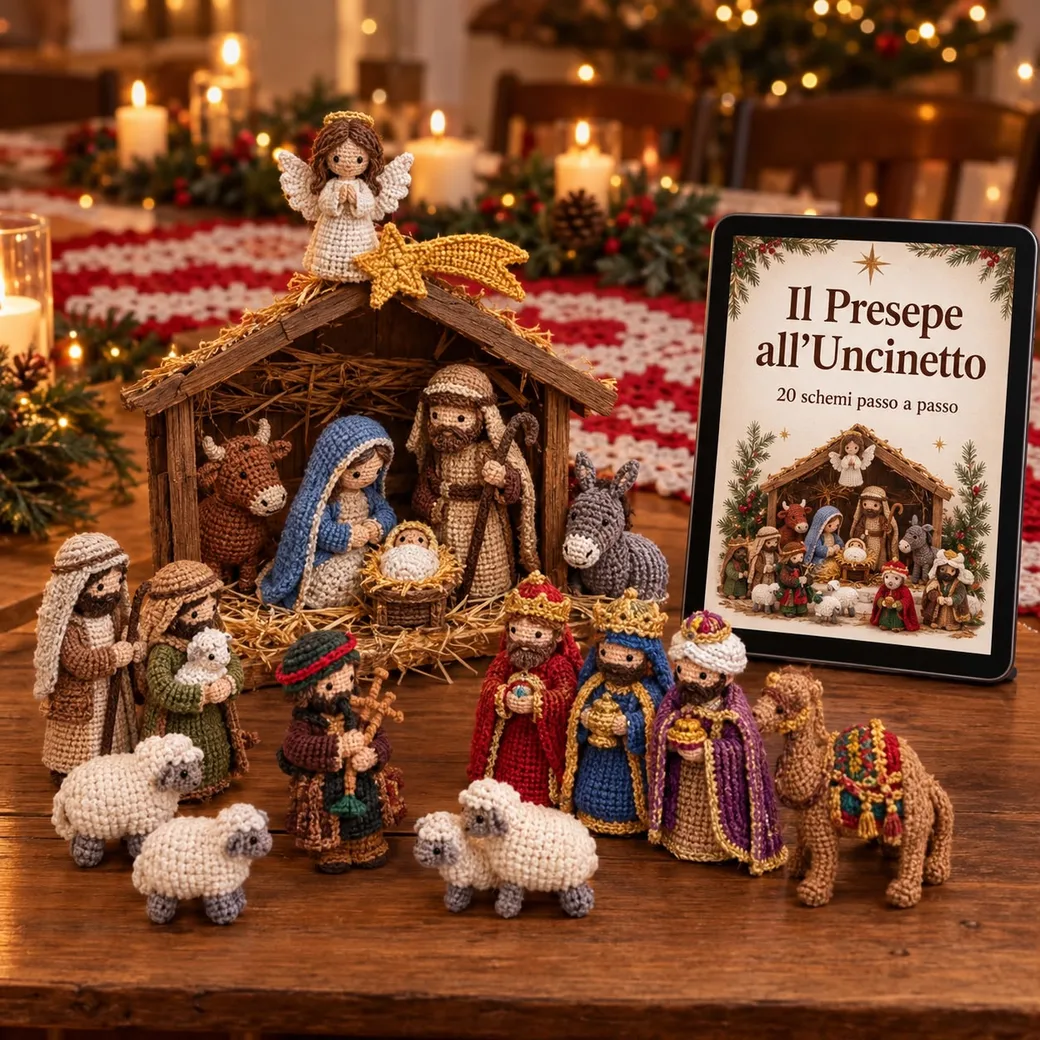 Il Presepe Classico all'Uncinetto: 20 schemi passo a passo